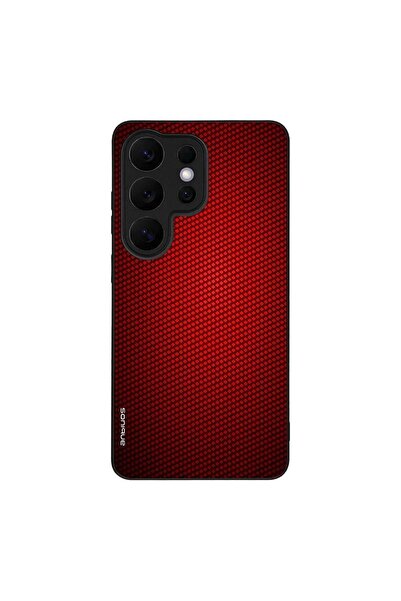 Sonique Θήκη Carbon Series για Samsung Galaxy S26 Ultra Κόκκινο
