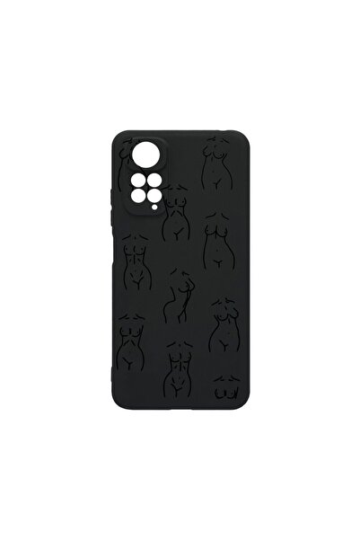 bestcase Тънък силиконов калъф 0.8ММ, съвместим с Xiaomi Redmi Note 11, с дес...