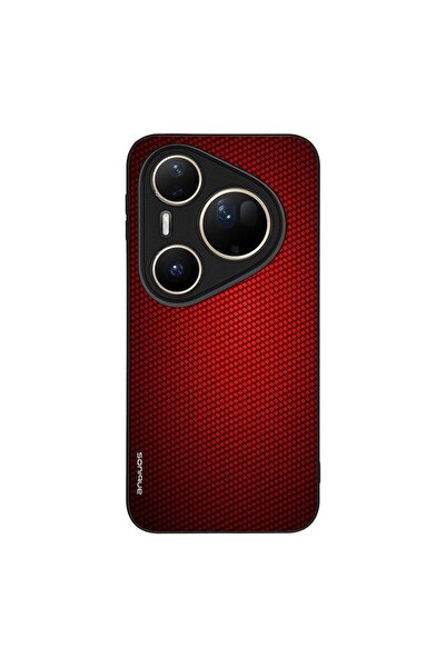 Sonique Θήκη Carbon Series για Huawei Pura 80 Ultra Κόκκινο