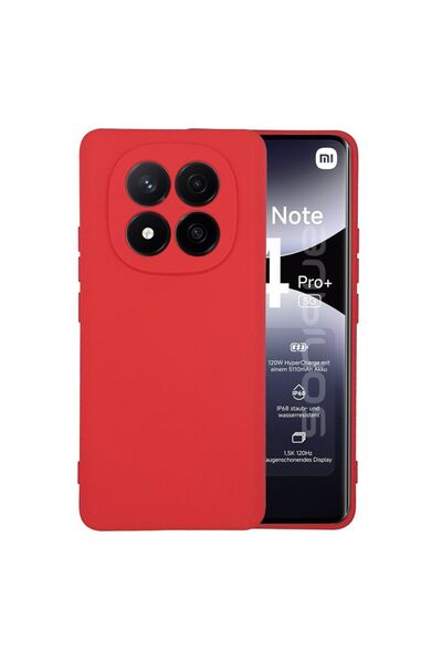 Sonique Θήκη Σιλικόνης My Colors Xiaomi Redmi Note 14 Pro Plus 5G Κόκκινο