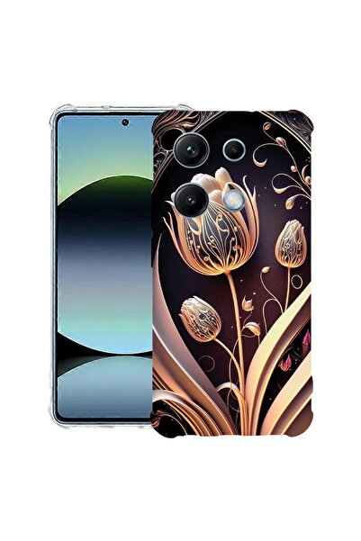 bestcase Husă Antișoc pentru Xiaomi Redmi Note 14S, Golden Tulip, 1997762 AS ...