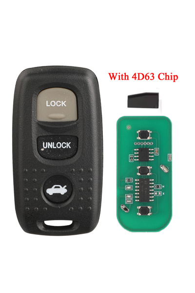 Choice With 4D63 Chip No Word jingyuqin 3 Buttons Model NO. 41703 433MHZ 4D63...