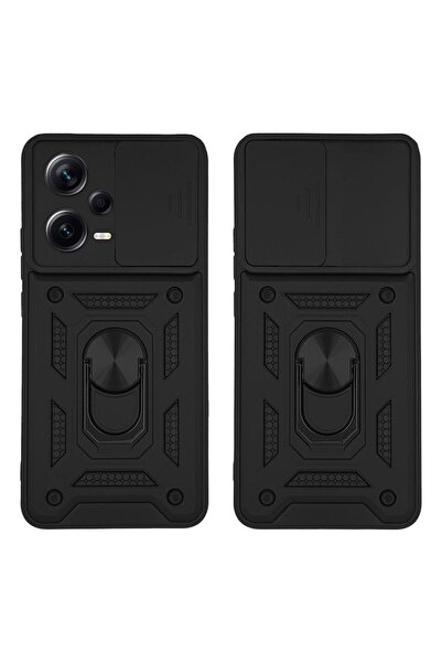 Sonique Θήκη Ring Armor CamPro για Xiaomi Redmi Note 12 Pro Plus Μαύρο