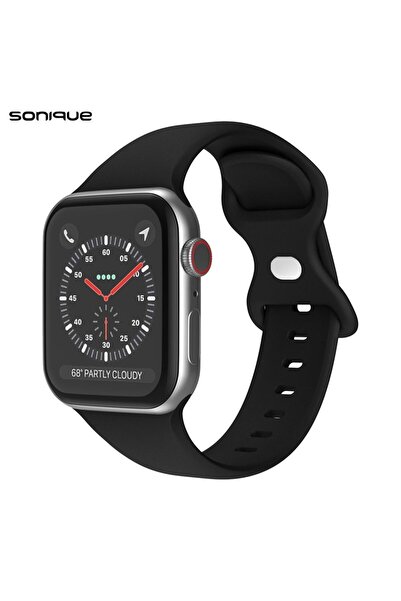 Sonique Λουράκι Σιλικόνης Butterfly Band για Apple Watch (42/44/45/49MM) Μαύρο