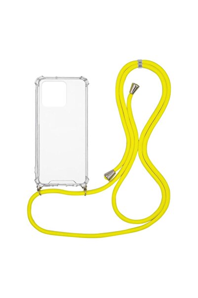 Sonique Θήκη Σιλικόνης με Κορδόνι Armor Clear Xiaomi Redmi 10C Κίτρινο