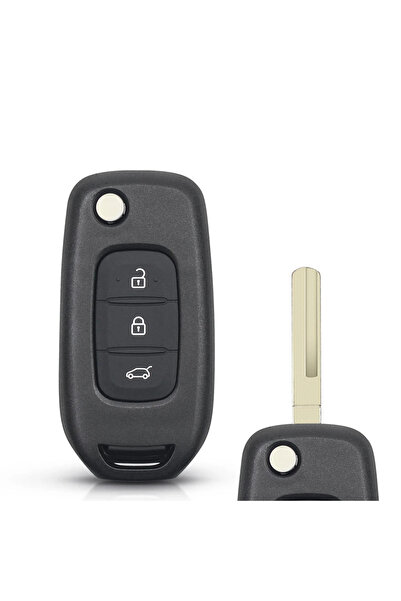 Choice Model 1 KEYYOU Car Flip Key Case Shell For Renault Kwid 2023 Kadjar Ca...