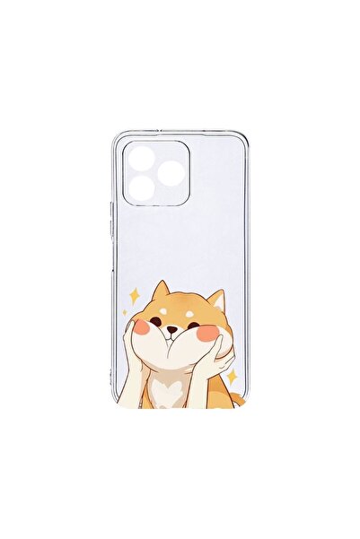 bestcase ¬Æ Husa Clear Silicon 2MM, Compatibila Cu Xiaomi Redmi 13, Emoji - S...