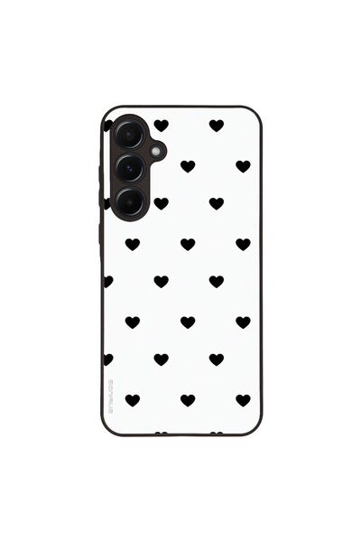 Sonique Θήκη Heart Series για Samsung Galaxy A55 5G Λευκό