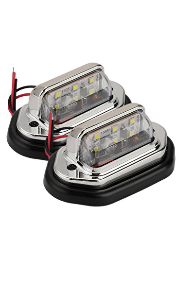 choice2 قطعتان من مصابيح LED للوحة الترخيص للدراجات النارية والسيارات والشاحن...