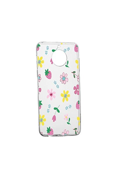 bestcase Husa Silicon Flowers, Compatibila cu Xiaomi Redmi Note 9 Pro 5G, rez...