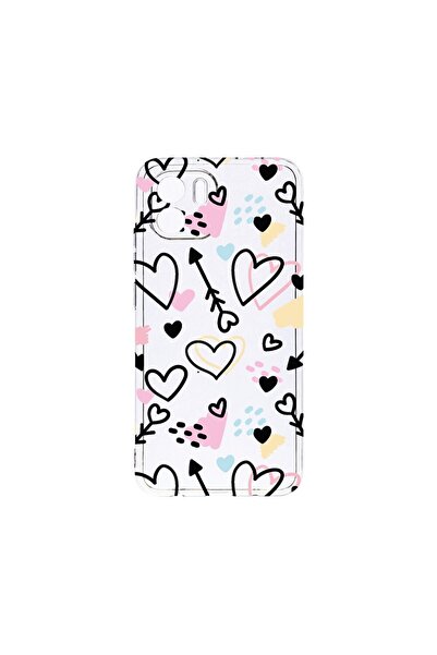 bestcase Прозрачен силиконов калъф 2ММ, съвместим с Xiaomi Redmi A1, с любовн...