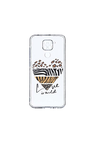 bestcase Прозрачен силиконов калъф 2ММ, съвместим с Xiaomi Redmi Note 9, Love...