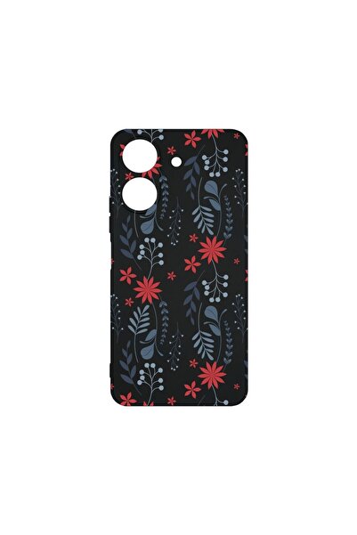 bestcase Λεπτή Θήκη Σιλικόνης 0.8MM, Συμβατή με Xiaomi Redmi 13C, Σχέδιο Λουλ...