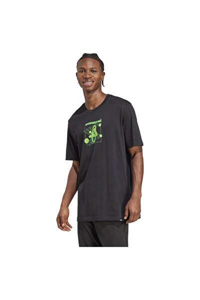 adidas Mens T-shirt Retro Futurism Graphic Tee M