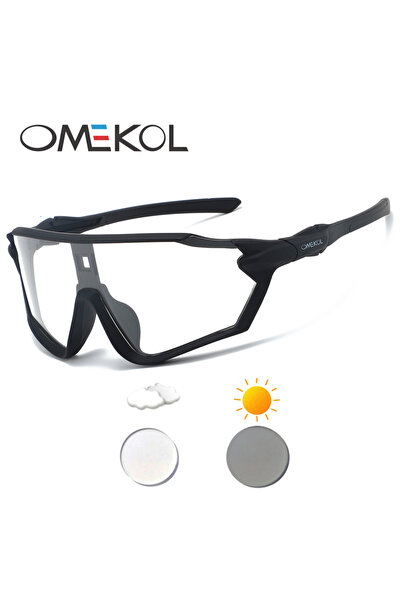 choice2 نظارات شمسية جديدة للدراجات من OMEKOL طراز MCB1 بتقنية UV400 وعدسات م...