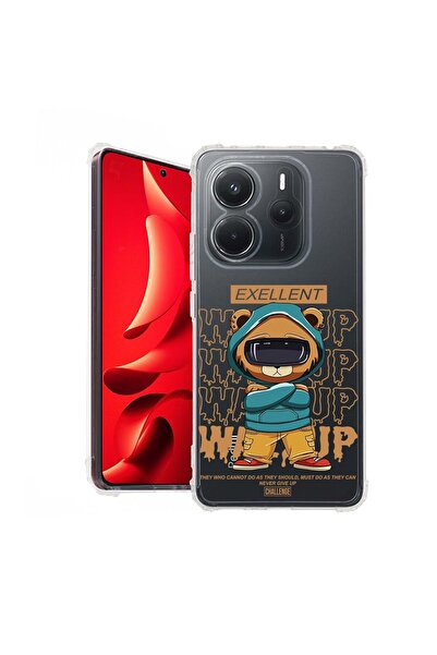 bestcase Калъф за Xiaomi Redmi Note 14 5G, Удароустойчив 1.5ММ, Bear Exellent...