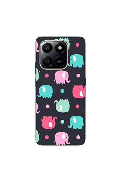 OEM Case compatible with Honor X7d Silicone Gel Tpu Elephant Pattern Model