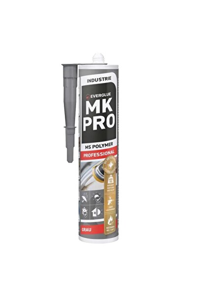 Everglue MK Pro 1K MS Universal Sealant, Elastic, UV Resistant, Grey, 440 g