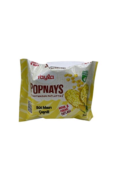 Popnays Mısırlı Pirinç Patlağı Süt Mısır Çeşnili 34 G.