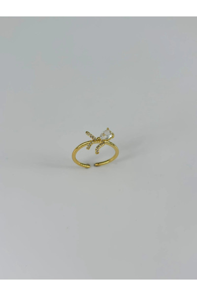 Twin Store Adjustable Zircon Stone Brass Bijouterie Ring - Yz0136-1