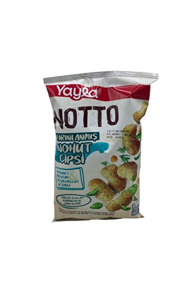Yayla Notto Notto Fırınlanmış Nohut Cipsi Yoğurt Meyve Yeşil Çeşnili 55 G.