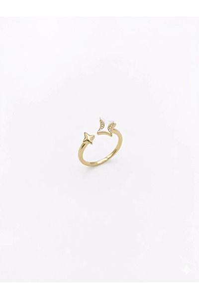 Twin Store Polar Star Design Stone Ring - Yz0259