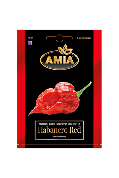Amia Seminte de ardei iute premium Habanero Red ( Capsicum chinense), 0.2 g