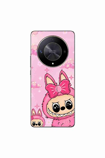 OEM Husa compatibila cu Honor Magic6 Lite Silicon Gel Tpu Model Labubu Pink F...