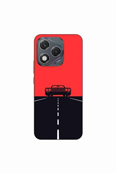 OEM Husa compatibila cu Honor 400 Lite Silicon Gel Tpu Model Red Sky Muscle Car