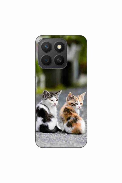 OEM Husa compatibila cu Honor X8c Silicon Gel Tpu Model Kitties