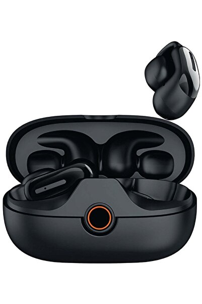 TERRION DX358 Open Ear Wireless Bluetooth 5.4 Headphones Water Resistant Black