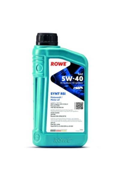ROWE Ulei Motor 5W40 HIGHTEC SYNT RSI 1L – A3/B4, VW 502.00, MB 229.3, Porsch...
