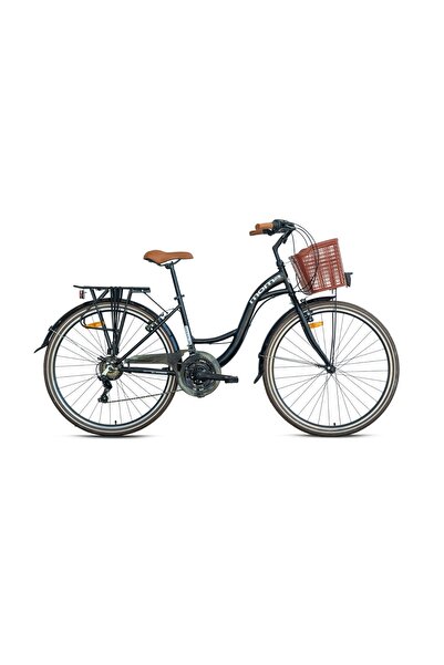 Geroni - MOMA URBAN - 28 City Bike - 21 Speed - V-Brake - Black-White