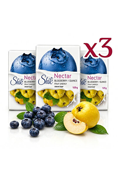shık Set 3 săpunuri Nectar® cu aromă de afine și gutuie, 3 x 125 g