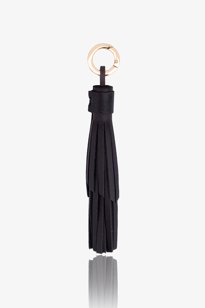 Tassel Hakiki Deri El Yapımı Püskül Anahtarlık & Çanta Charmı, Charm