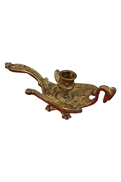 tayfuntufan antika koleksiyon avrupa pirinç şinanay şamdan - 20 cm 8 cm - hjgjhg