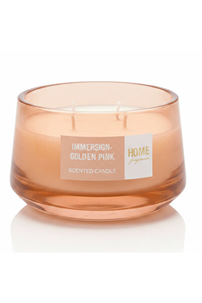 AKDC Home Fragrance Immersion & Golden Pink Elegant Decorative Scented Candle...