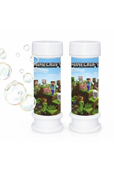 Partiden Minecraft Köpük Baloncuk 4 Adet
