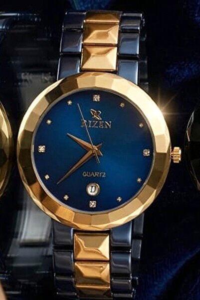 RIZEN Men’s Stainless Steel Watch – Analog Quartz – The Cadence of Moments – ...