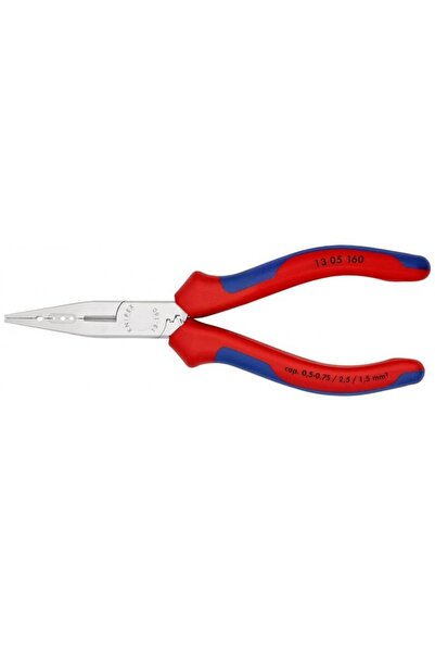 Knipex 13 05 160, Τσιμπίδα συρμάτωσης επιχρωμιωμένη