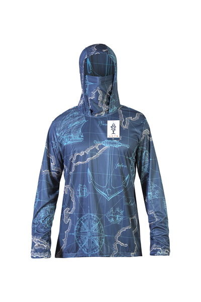 dkmoutdoor Orkw Kapüşonlu Uzun Kollu Balıkçı Ve Su Sporları Uv Korumalı Su It...
