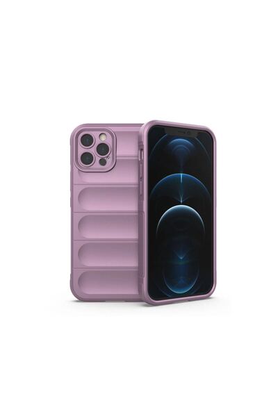 OEM Apple iPhone 12 Pro Case Optimum Silicone - Purple