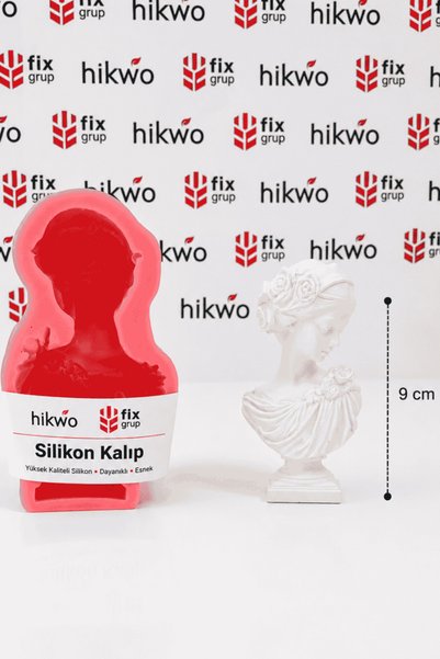 Hikwo Antik Kadın Figürü Silikon Kalıbı - Taş Tozu Kalıbı K46333