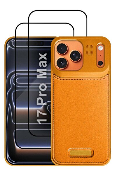 Margoun 3 Packs MagSafe Leather Aluminum Alloy Metal Case for iPhone 17 Pro M...
