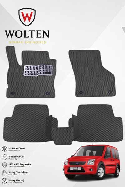 w wolten german engineered CONNECT-FORD-(2002-2013) İÇİN EVA İÇ PASPAS TAKIMI...