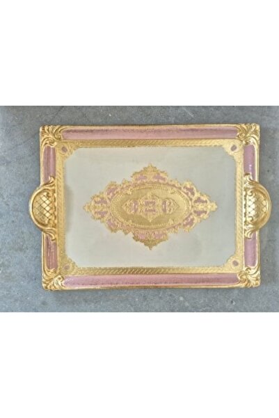 L&M FLORENCE ART L&M 241/Fre-3 Rosewood Pink Tray 40X26 cm