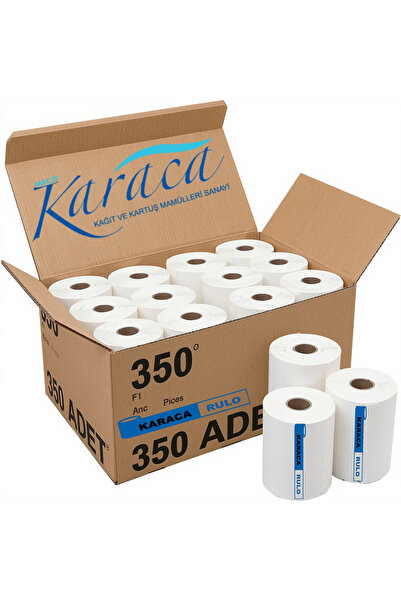 Karaca Rulo 56x23 Termal Rulo 350 Adet - Yeni Nesil Mobil Pos ve Yazar Kasa R...