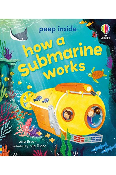 Usborne Κρυφογραφήστε μέσα και δείτε πώς λειτουργεί ένα υποβρύχιο.