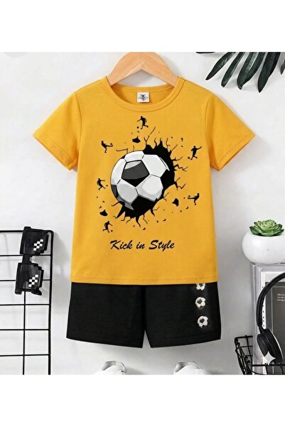 NC Nicee Clothes Tricou și pantaloni scurți de vară pentru copii, unisex (imp...