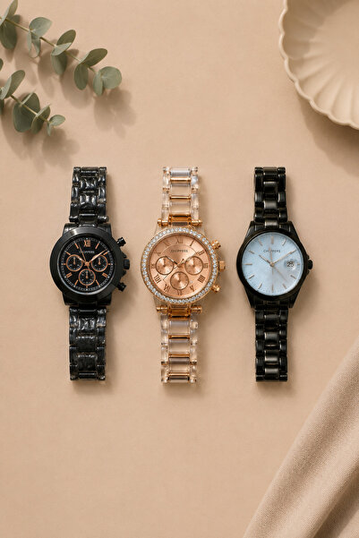 Twelve Opportunity Product 3-Piece Women's Wristwatch
